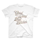 GoodTripの【GoodTrip】GoodWeedBadBitches Tシャツ 特別バージョン スタンダードTシャツ