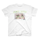 6 (ろく)のCRY　green WH スタンダードTシャツ