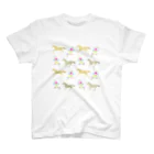 Sharroodの馬と花のTシャツ Regular Fit T-Shirt