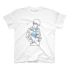 Rereadの【レッテル blue】 スタンダードTシャツ