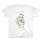 Rereadの【レッテル green】 スタンダードTシャツ