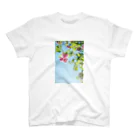 BLACKANDWHITEのrose sky スタンダードTシャツ