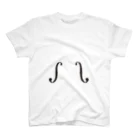 AURA_HYSTERICAのf字孔 Regular Fit T-Shirt
