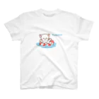 Haruna shopのしろねこ♡夏 summer スタンダードTシャツ