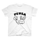 ぺうさと愉快な仲間達のPEUSA スタンダードTシャツ