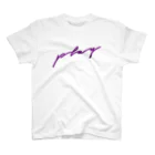 PLAY clothingのLOGO－PURPLE スタンダードTシャツ