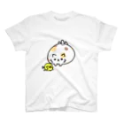 Short Catのたっぷんねことねじ巻鳥 スタンダードTシャツ