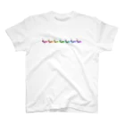 蜻蛉屋(音)の虹imo虫 Regular Fit T-Shirt