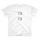 気ままに創作　よろず堂のスイッチ③赤白 Regular Fit T-Shirt