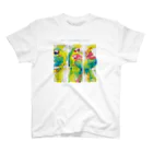 Aki Kuboki ONLINE SHOPのオウムシリーズ スタンダードTシャツ