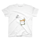 ふぃっしんぐのしばいぬと骨 スタンダードTシャツ