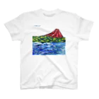 13's SHOPの油絵『夏富士』 Regular Fit T-Shirt