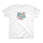 surf girl illustration yuriの海へ行こう（裸眼編） スタンダードTシャツ