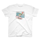 surf girl illustration yuriの海へ行こう（グラサン編） スタンダードTシャツ