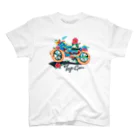 Tom Dish StoreのTop Gear(white) Regular Fit T-Shirt