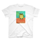 かえるはるきのこ（RURUKO)のチャコガエル Regular Fit T-Shirt