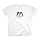 ハマジ ペンギン雑貨の漫才ペンギン(イワトビ) スタンダードTシャツ