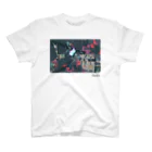 クロロフィルム_officialgoodsのクロロの見返り美人T(ホワイト) スタンダードTシャツ