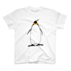 空とぶペンギン舎のコウテイペンギンA スタンダードTシャツ