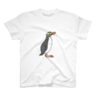 空とぶペンギン舎のキガシラペンギンA スタンダードTシャツ