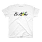 Re:AlohaのRe:Aloha(黒字ver) Regular Fit T-Shirt