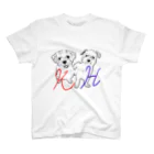 マルチーズ教のwhite dogs Regular Fit T-Shirt