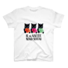 Flutterの家に帰って猫吸いたい Regular Fit T-Shirt