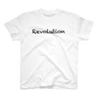 風天工房のRevolution（革命）黒 Regular Fit T-Shirt