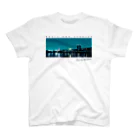 音楽と釣りのFishing Spot T shirts Seabass スタンダードTシャツ