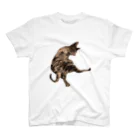 Takuya Funatoの猫　kick スタンダードTシャツ