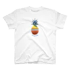 aloha_pineapple_hawaiiのパイナップル Sunset ALOHA 154 Regular Fit T-Shirt