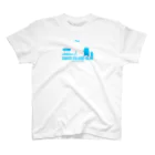 SOUTH ISLAND BLUE 沖縄店のたれ眉BEAR✕ゆくる屋コラボTシャツ 티셔츠
