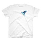 mametosoraの飛ぶマメルリハ（ブルー♂） 티셔츠