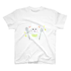 viaのシロクマ天使「ご飯」 スタンダードTシャツ