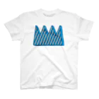 MITSUGI yosukeの山山ブルー Regular Fit T-Shirt