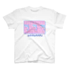 moonsodaのイルカ in pink pool  スタンダードTシャツ