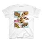 『卯のえほん』   〜えほんカフェ「うさぎの絵本」のオンラインショップ〜のたべてるひとたち 티셔츠