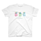 tafu tafuのアースクリームソーダ／三色 スタンダードTシャツ