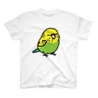 Cody the LovebirdのChubby Bird 大型セキセイインコ Regular Fit T-Shirt