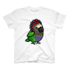 Cody the LovebirdのChubby Bird ヒオウギインコ スタンダードTシャツ