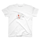 金魚作家deme＊tyoubiのUnko金魚 スタンダードTシャツ