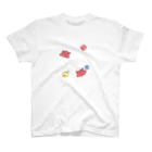 赤ナタデのメンダコとナタデたち Regular Fit T-Shirt