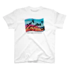 HALF MILE BEACH CLUBのBLUE MOON - FLAP スタンダードTシャツ