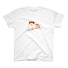 ずっこ（zucco.)のこいぬシェルティ（ふせ） Regular Fit T-Shirt
