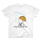 ついついのツイッターのぽつぽつ雨の日のぽか スタンダードTシャツ