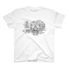 CHAMPIGNON Graphiqueのスカルヘッド Regular Fit T-Shirt