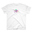 HarmonyCollege_Osyan-T-shirtの空を駆けるポニーイラスト（メルヘン）Ｔシャツ 티셔츠