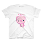 Dr_cook_pigの眠たいぶーちゃん スタンダードTシャツ