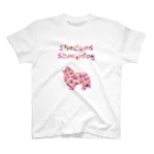 onehappinessのシェルティとデイジー Regular Fit T-Shirt