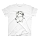 ゴキゲンサンショップのなまけものちゃんモノクロ（ふーん） Regular Fit T-Shirt